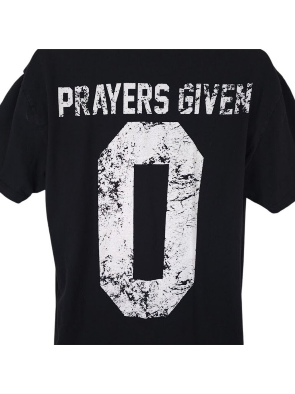 Zero Prayers Given T Shirt Mens Size XL Black Blackcraft Cult Baphomet Pentagram